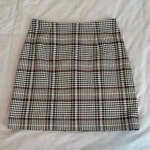 Plaid skirt